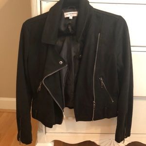 Suede Moto Jacket ~ Black